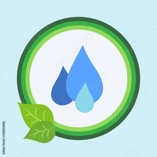 Ökologisch Symbol - Wasser