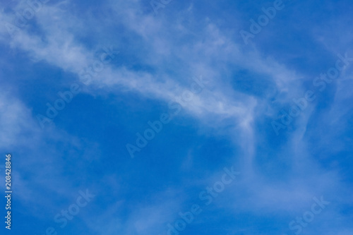  Romantic summer blue sky, free landscape.