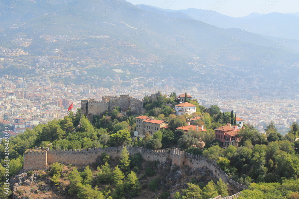 ancient Turkish fortress in Alanya 13 century