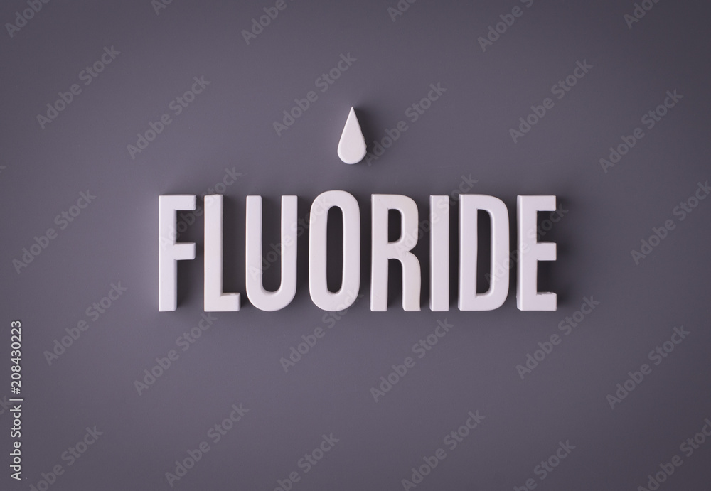 Fotografie Fluoride sign lettering