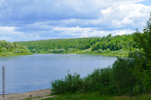 Fototapeta Naklejka Na Ścianę i Meble -  summer river in Russia
