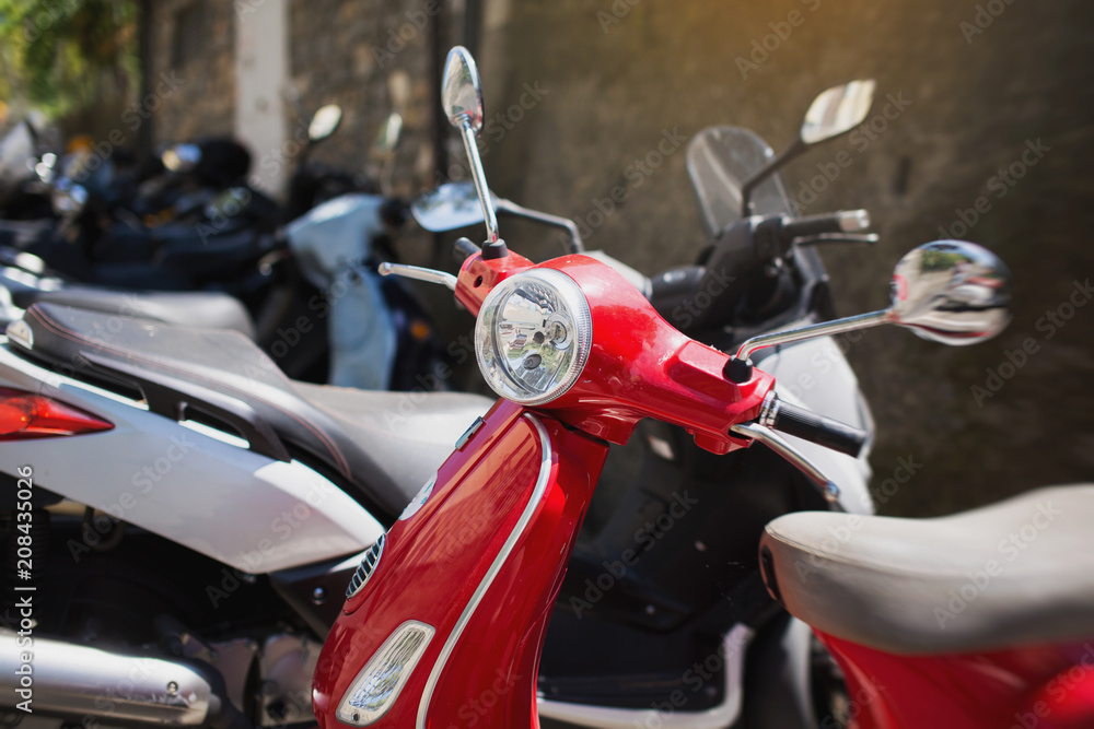 Fototapeta premium vintage scooter