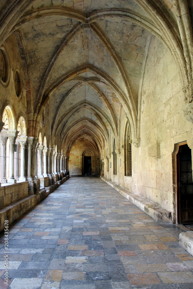 Cloister of the Cathedral of Tarragona in Catalunya, Spain
