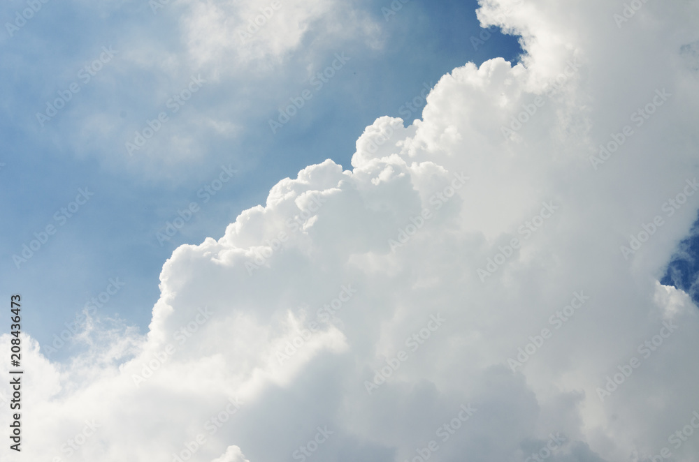 furry clouds on a blue sky on a beautiful summer furry clouds on a blue sky on a beautiful summer