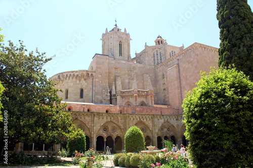 Summer at the Cathedral of Tarragona in Catalunya, Spain