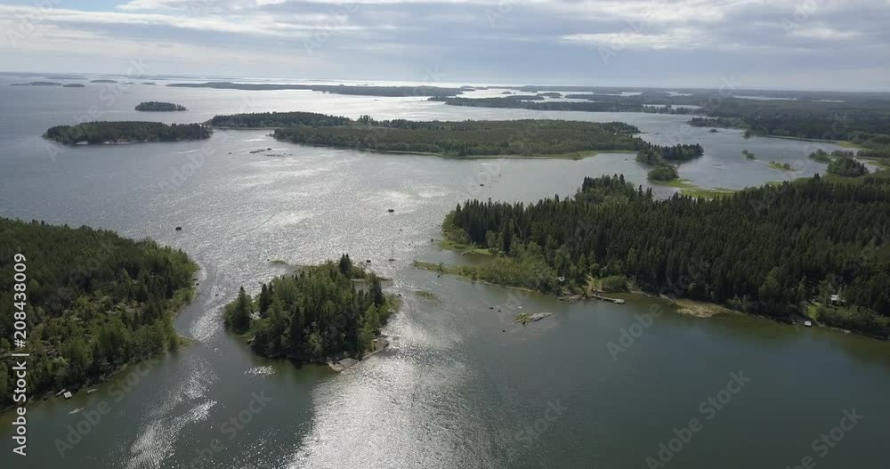 Aerial view of Kuopio Finland in the summer Aerial view of Kuopio Finland in the summer