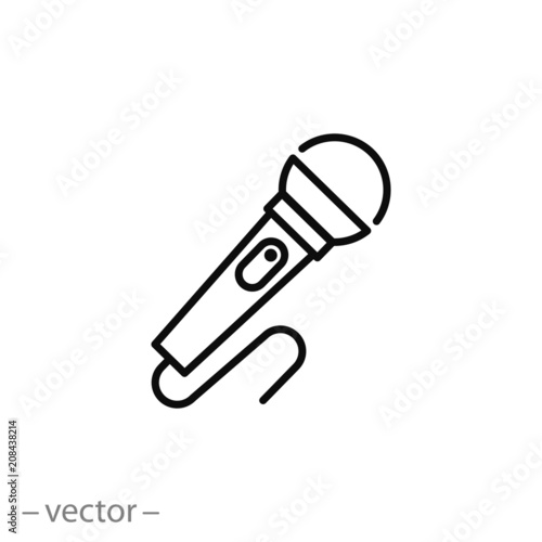 microphone icon vector