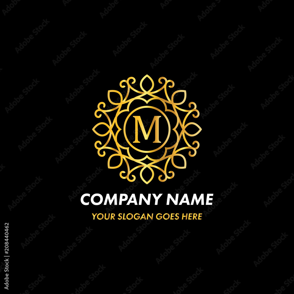 Monogram Letter M Logo Concept Monogram Letter M Logo Concept