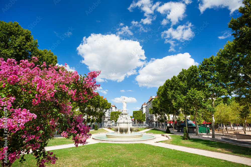 Place du Marechal Lyautey square in Lyon