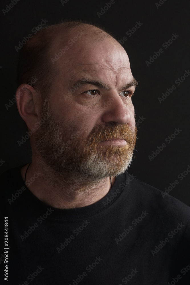 Obraz premium 4904425 man on a black background