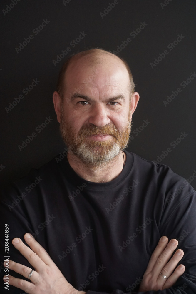 Obraz premium 4904429 man on a black background