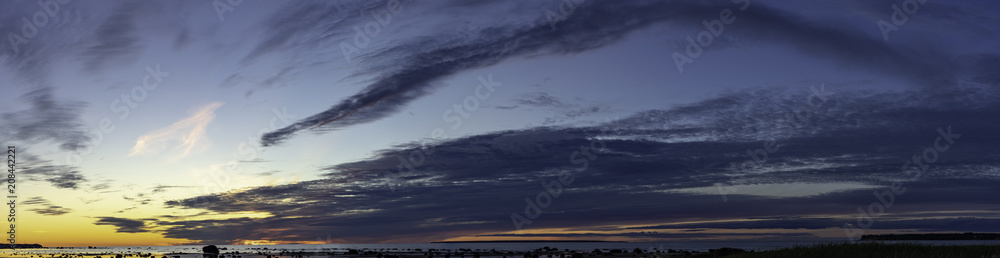 Obraz premium Amazing sunset and seascape