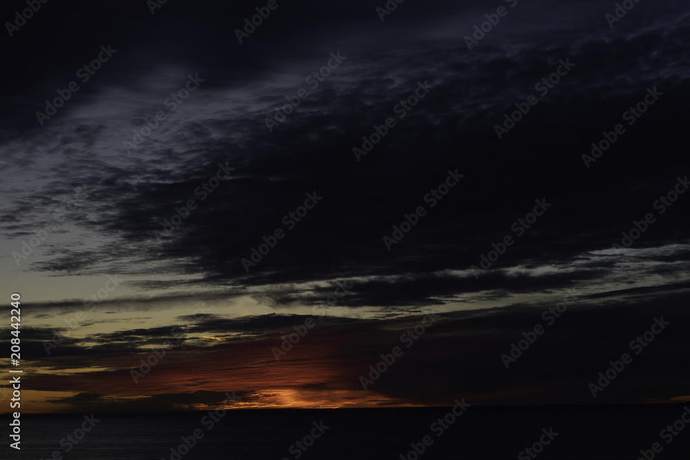 Obraz premium Amazing sunset and seascape
