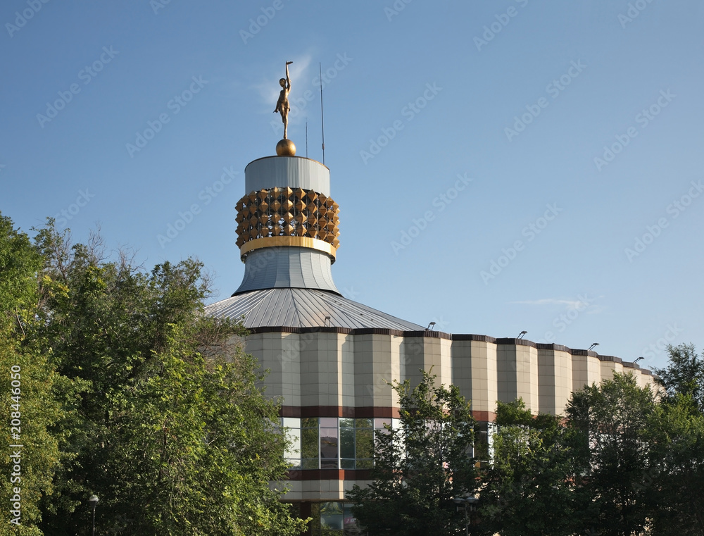 Circus building in Karaganda. Kazakhstan