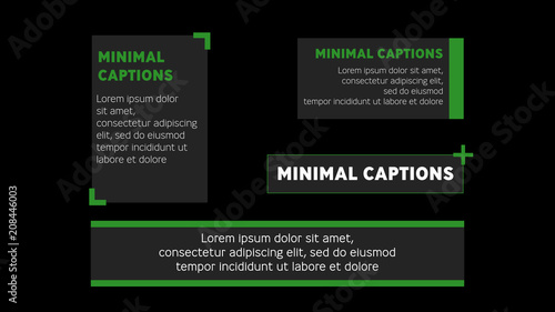Minimal Captions