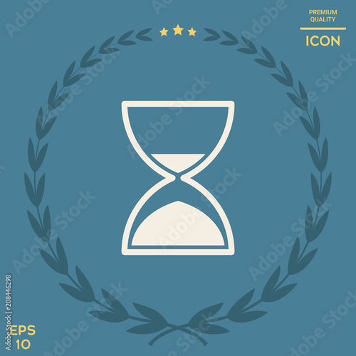 Hourglass time icon
