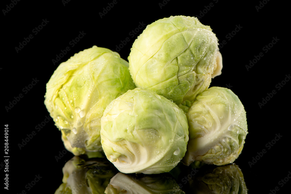 Fototapeta premium Fresh brussels sprouts