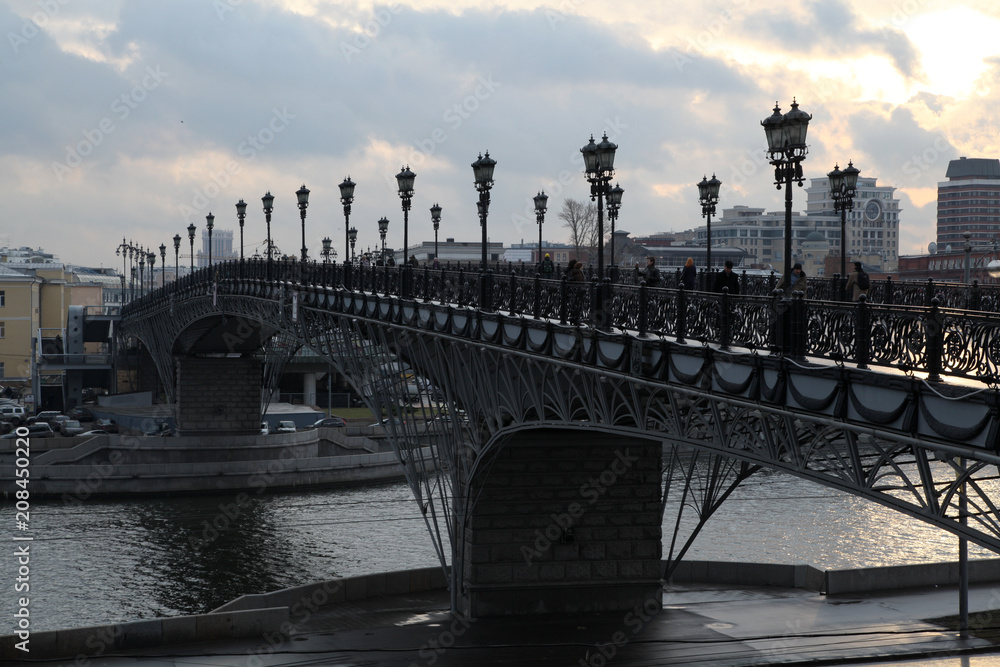 Moscow river bridge