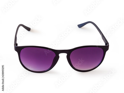 Black glasses frame.(clipping path)