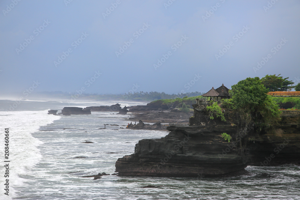 Bali sea and rock, Indonesia 