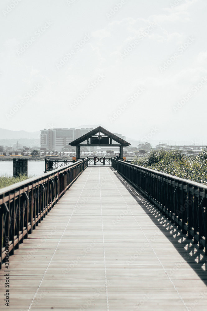 Fototapeta premium Bridge to nowhere
