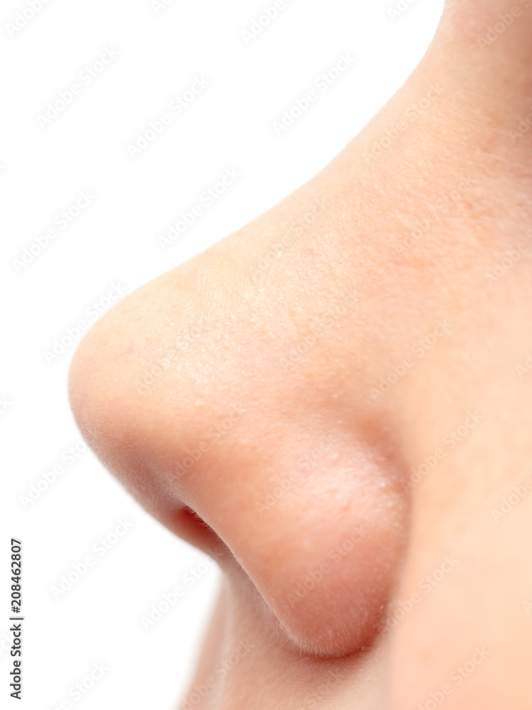 Nose boy isolated on white background Nose boy isolated on white background