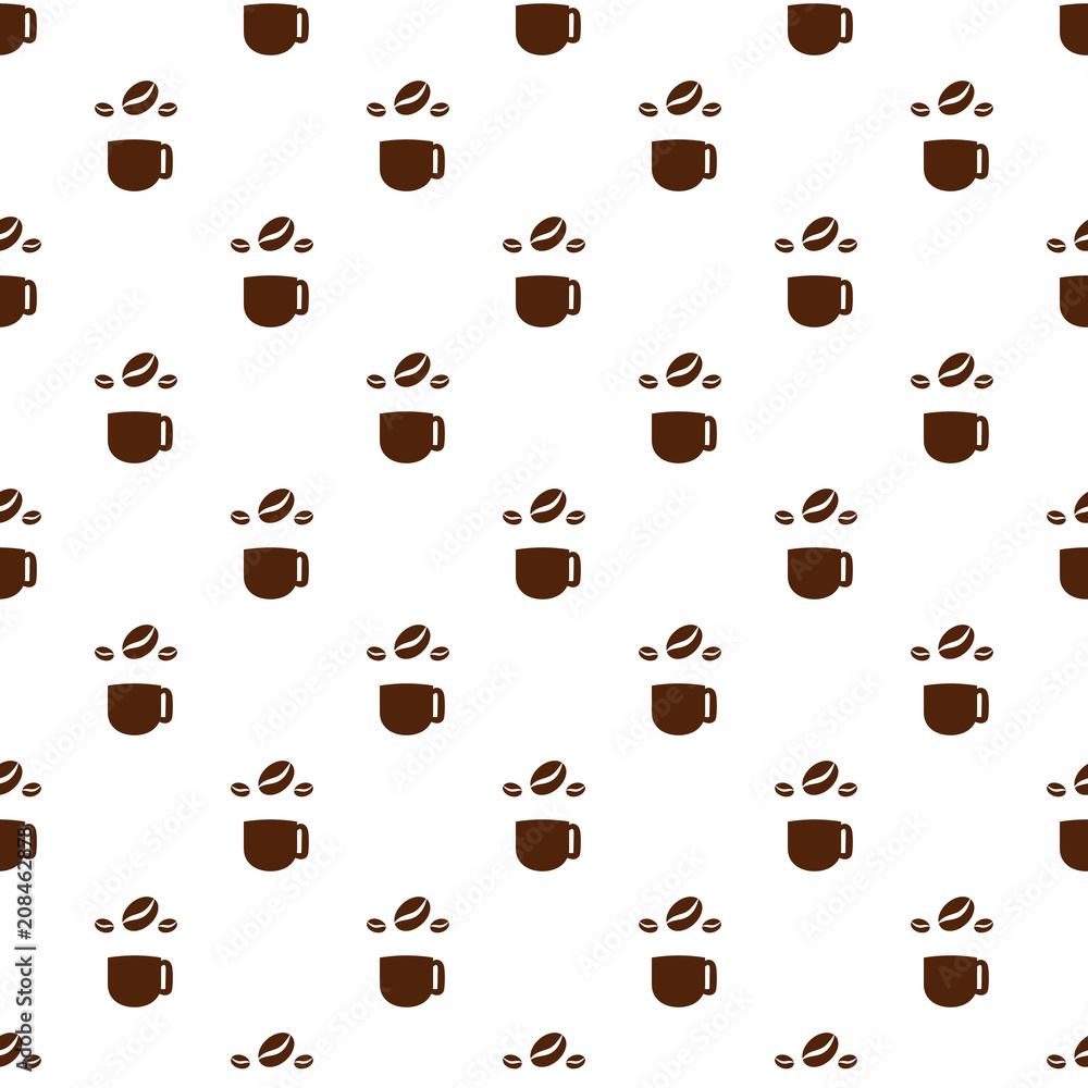 Obraz premium Coffee pattern