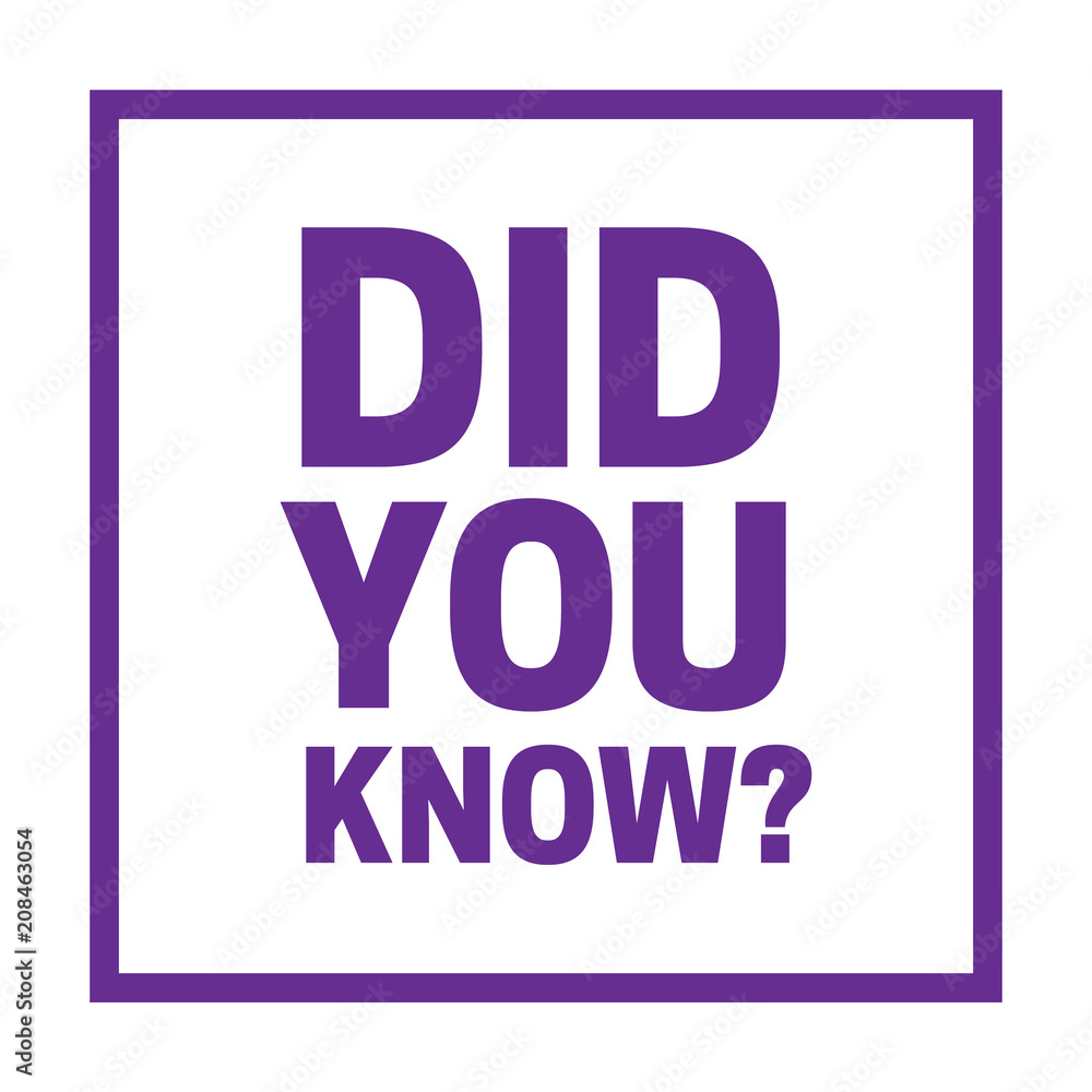 did you know words. Did You Know vector sign did you know words. Did You Know vector sign