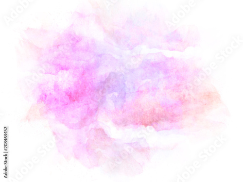Abstract Colorful watercolor painting background.