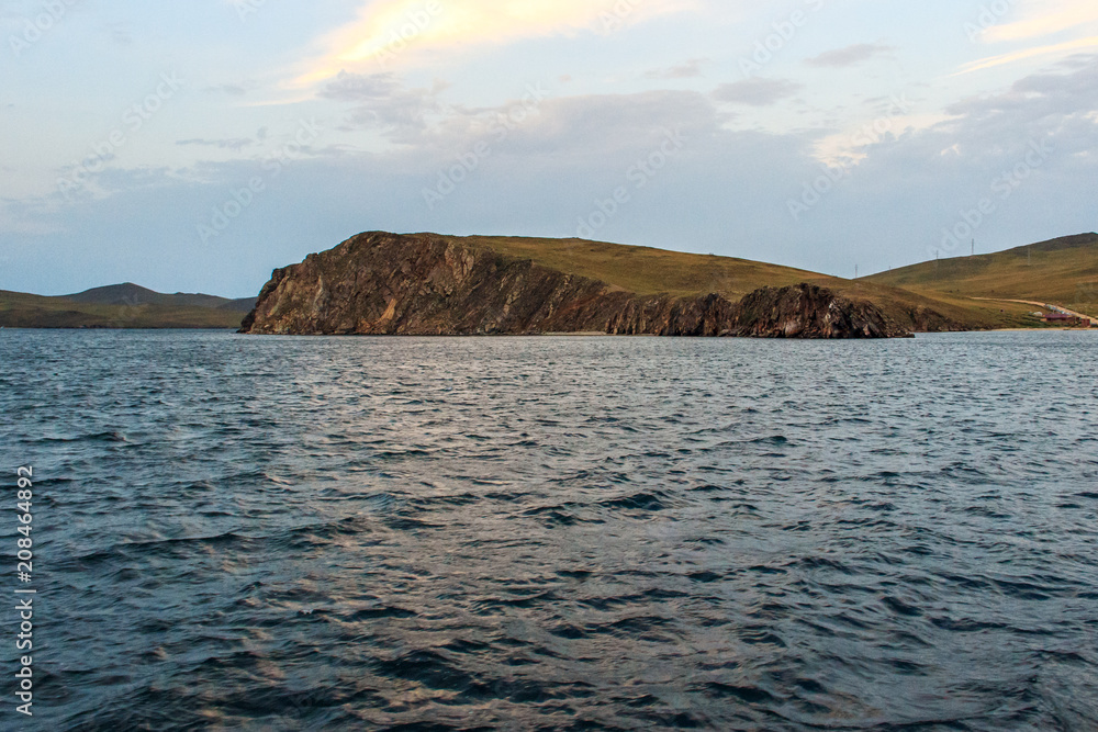 Lake Baikal coast of Olkhon Island