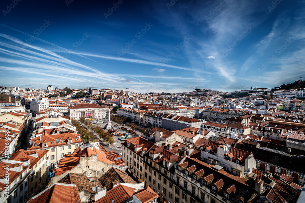 Lissabon Stadt Panorama