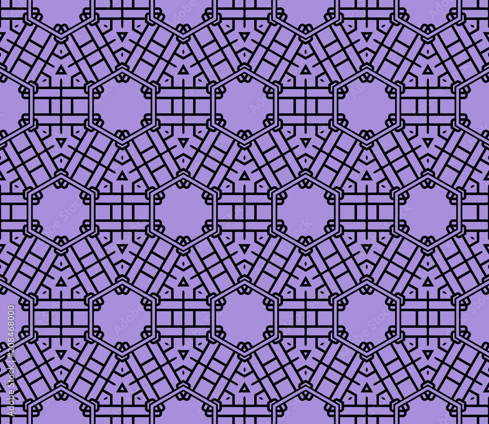 creative geometric ornament. seamless vector illustration. design for fashion, interior, textile