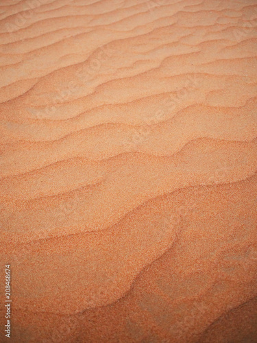 Sand in the desert. Abstract dune background. 