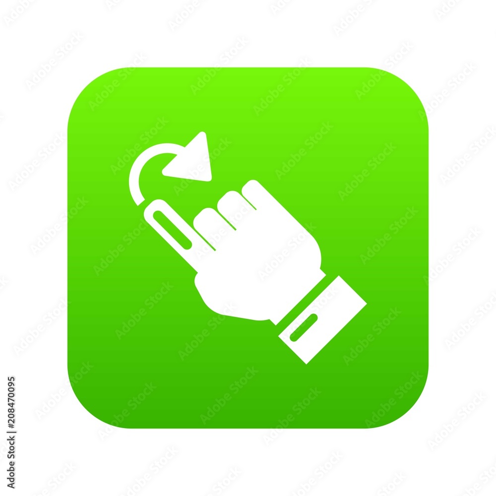 Cursor turn icon. Simple illustration of cursor turn vector icon for web Cursor turn icon. Simple illustration of cursor turn vector icon for web