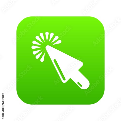 Cursor website icon. Simple illustration of cursor website vector icon for web