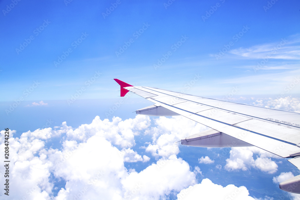 Aerial view from airplane window Aerial view from airplane window