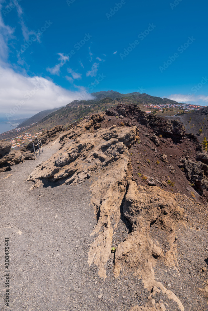 San Antonio volcano in La Palma island, Canary islands, Spain.