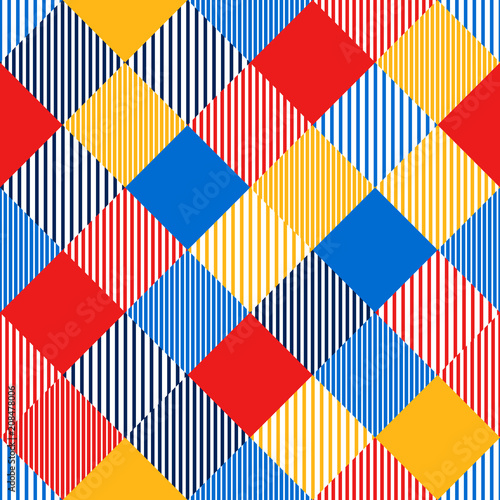 Colorful abstract simple ch...