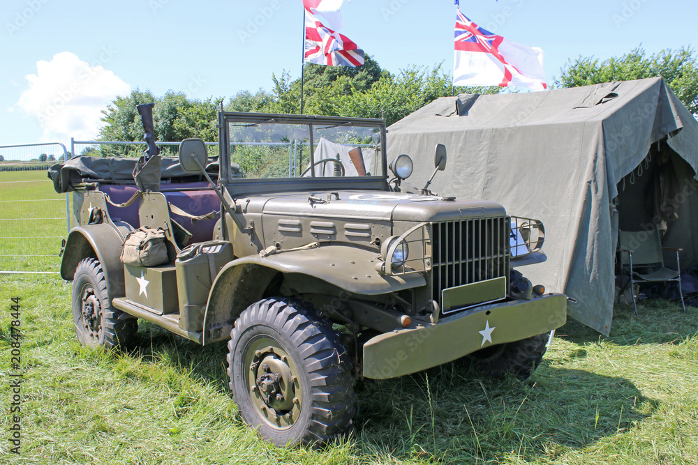 Vintage military truck Stock Photo Adobe Stock
