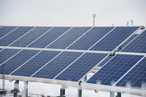 Field of solar panels