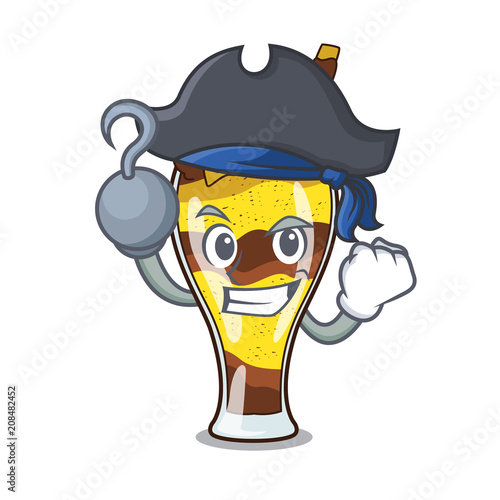 Pirate mangonada fruit character cartoon photo