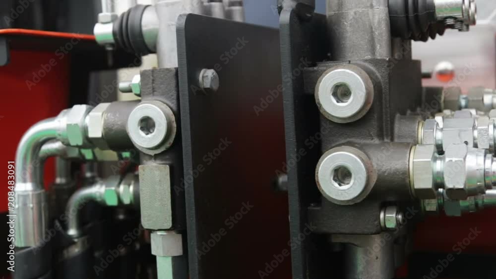 pipes and the hydraulic system of the tractor or excavator pipes and the hydraulic system of the tractor or excavator