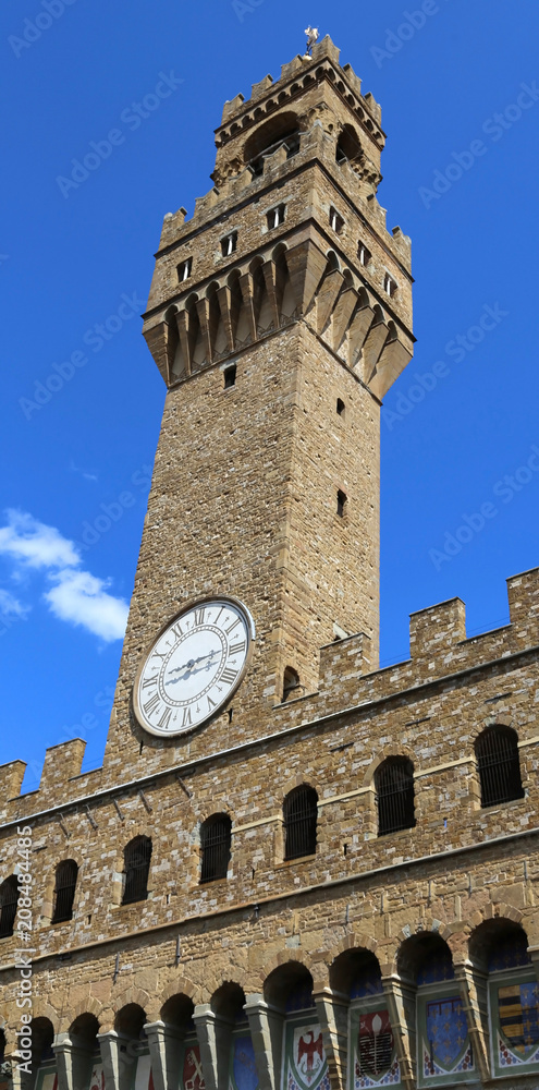 Florence Italy Old Palace called Palazzo Vecchio