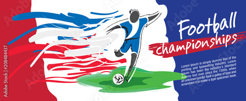 Soccer card design and football vector.