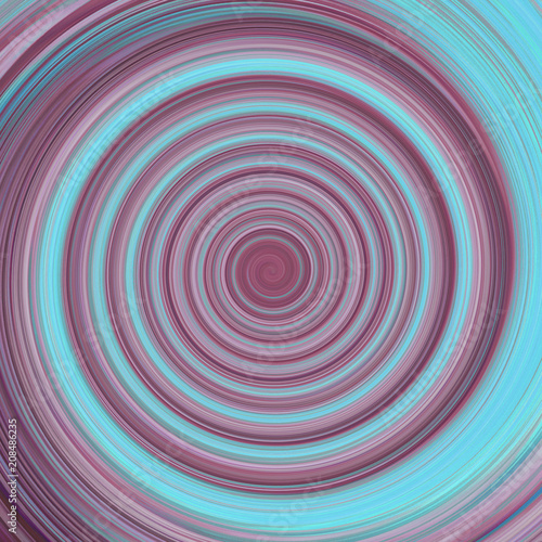 Colorful painted teal   purple spiraling swirl background illustration