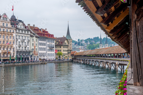 Vue du centre de Lucerne en Suisse