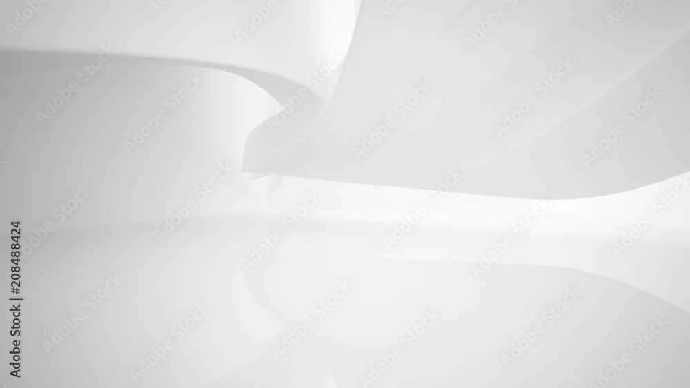 Abstract white interior multilevel public space with window. 3D animation and rendering. Abstract white interior multilevel public space with window. 3D animation and rendering.