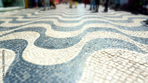 Time Lapse people walking in the streets