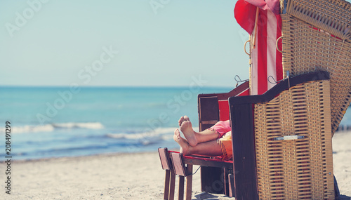 Fototapeta Naklejka Na Ścianę i Meble -  Ferien an der Küste