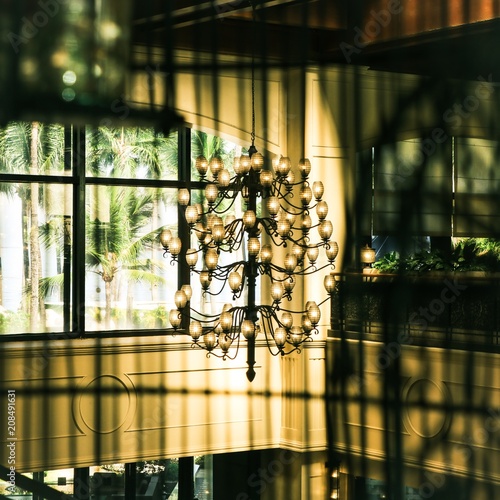 Lights through the cage